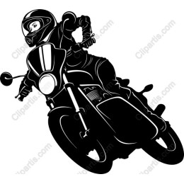 Dynamic Motorcycle Rider