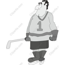 Cheerful Hockey Player