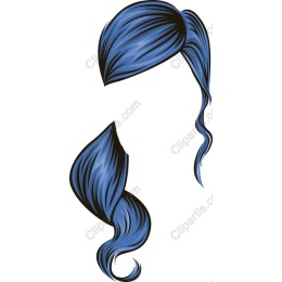 Charming Blue Hair