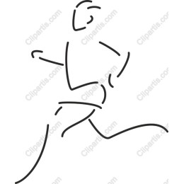 Minimalist Running Figure