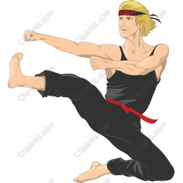 Martial Artist Mid-Kick