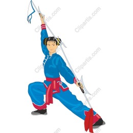 Vibrant Martial Artist