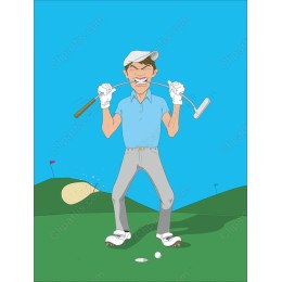 Frustrated Golfer
