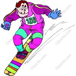 Retro Snowboarder