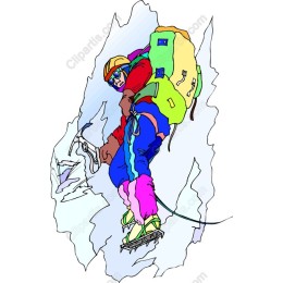 Colorful Mountain Climber
