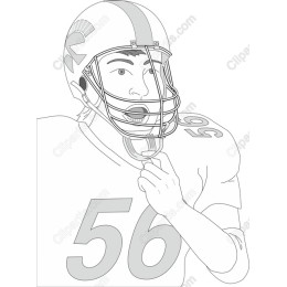 Football Player - Number 56