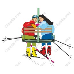 Joyful Ski Lift Adventure