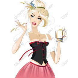 Glamorous Beer Maiden