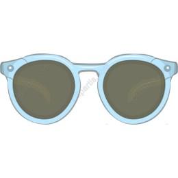 Retro Light Blue Sunglasses