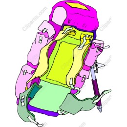 Colorful Hiking Backpack