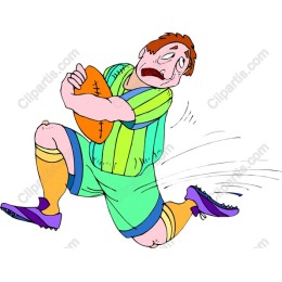 Dynamic Rugby Player
