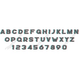 Retro Distorted Glitch Font