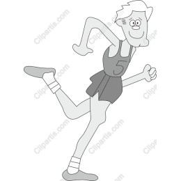 Energetic Cartoon Runner