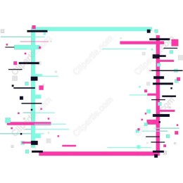 Vibrant Geometric Border Frame
