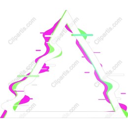 Vibrant Abstract Triangle