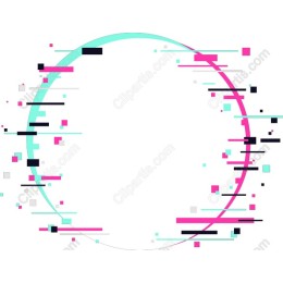 Vibrant Geometric Circular Frame