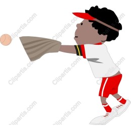 Youth Baseball Player in Action