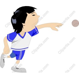 Energetic Young Boy Throwing Baseball