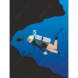Stunning Scuba Diver