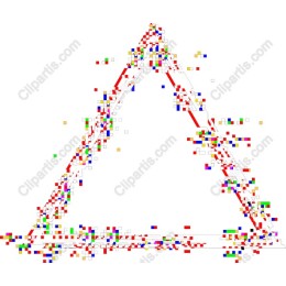 Colorful Abstract Triangle