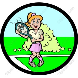 Playful Tennis Girl
