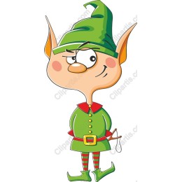 Cheerful Elf Character