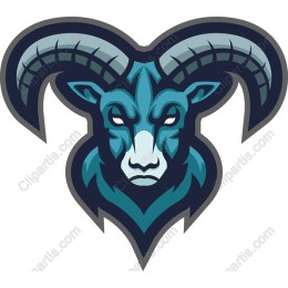 Stylized Ram Head