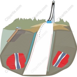Vibrant Ski Jump