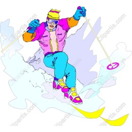 Retro Skiing