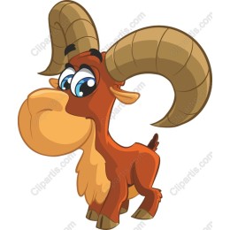 Cute Cartoon Ram