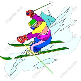 Vibrant Skier