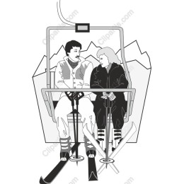 Ski Lift Romance