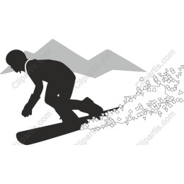 Dynamic Snowboarder