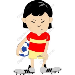 Cheerful Soccer Player