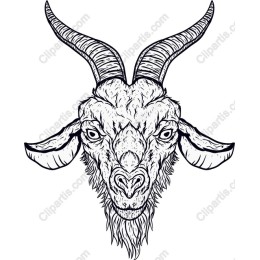 Intricate Goat Head