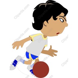 Dynamic Young Soccer Player