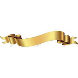 Elegant Golden Ribbon
