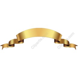 Elegant Golden Ribbon Banner