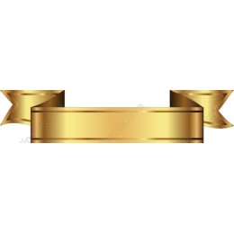 Gold Ribbon Banner