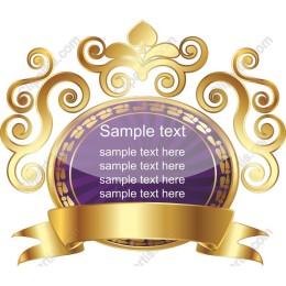 Elegant Golden Ornament
