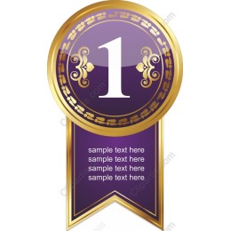 Gold Medal Badge