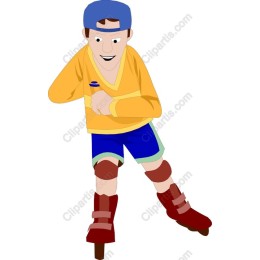 Youthful Rollerblader