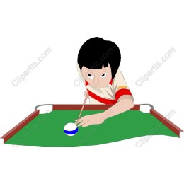 Young Billiards Player
