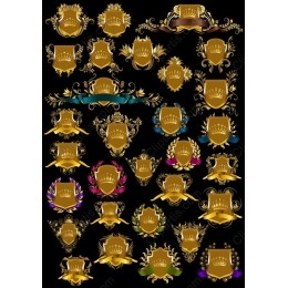 Royal Crest Clipart Bundle