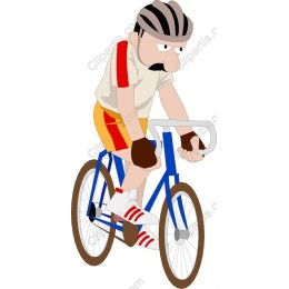 Vibrant Cyclist