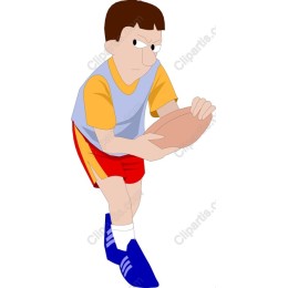 Youth Athlete with Football