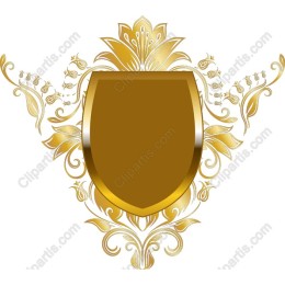 Gold Ornamental Shield