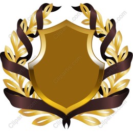 Premium Golden Shield Emblem