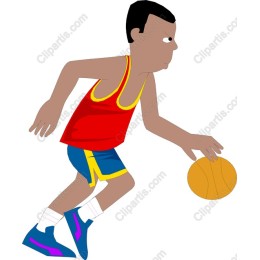 Energetic Basketball Player