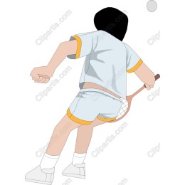 Dynamic Young Tennis Player